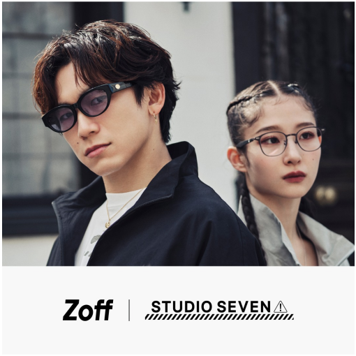 「Zoff」と「EXILE」、「三代目 J SOUL BROTHERS」のパフォーマーEXILE NAOTOが手掛けるブランド「STUDIO SEVEN」のコラボレーション第2弾発売！！