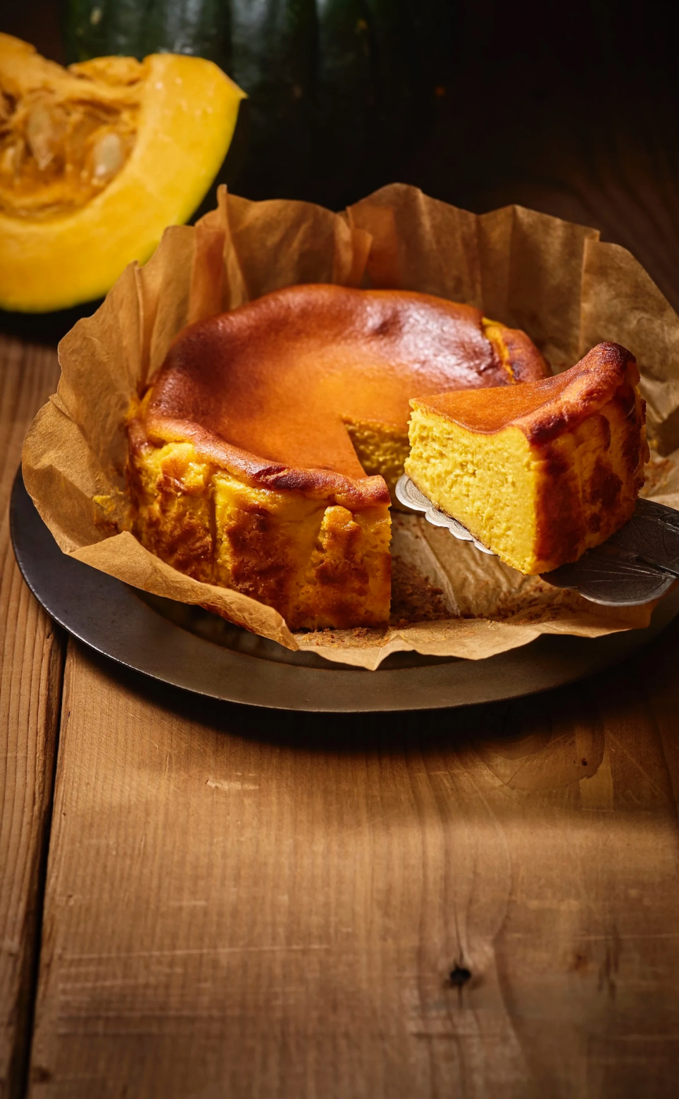 旬のかぼちゃを使用した、食欲の秋にぴったりなベイクドチーズケーキ新登場!