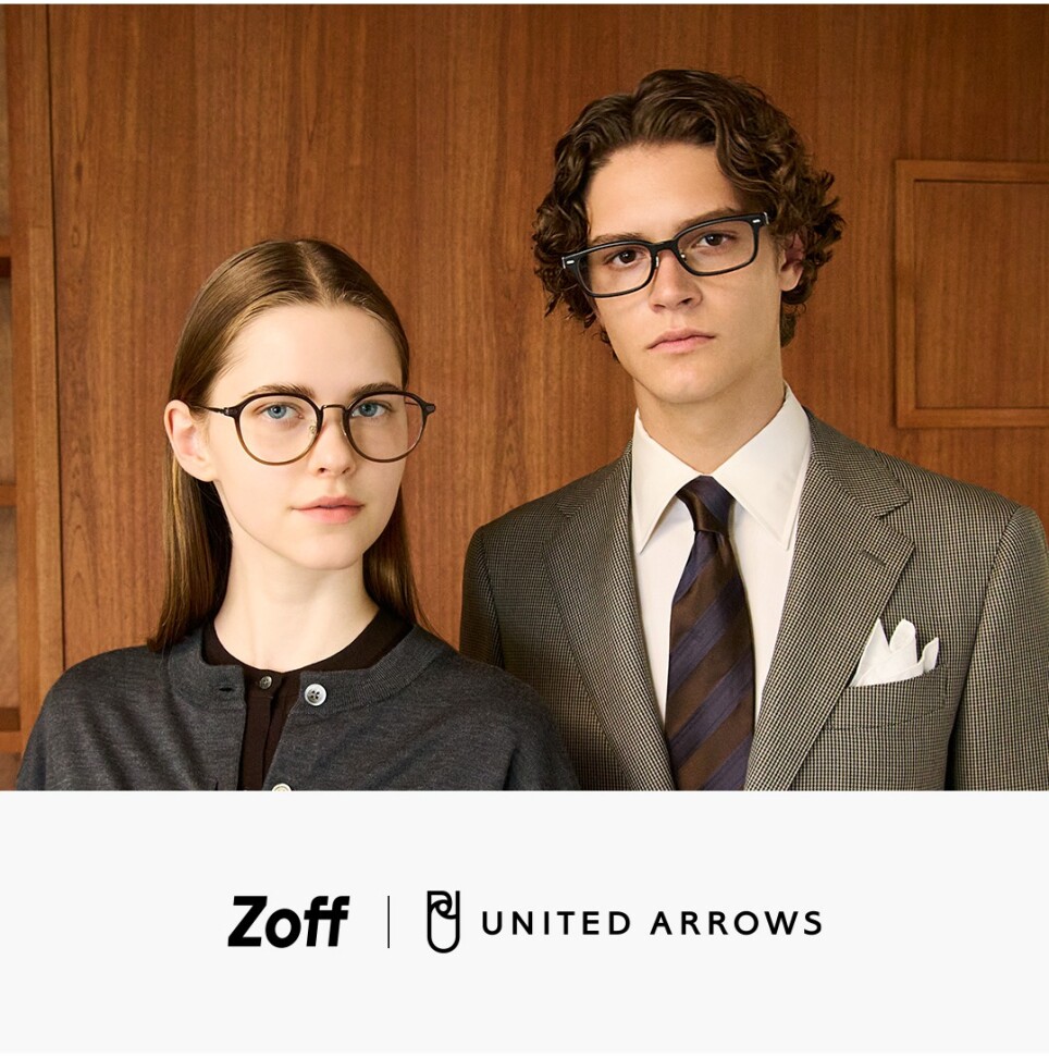 「Zoff」×「UNITED ARROWS」2025秋冬コレクション